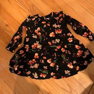 Old Navy Floral Print Long Sleeve Dress NWOT 18-24 mos